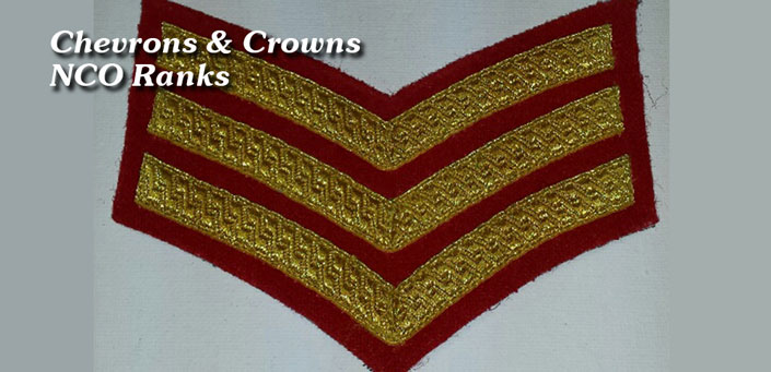 (image for) Chevrons & Crowns - NCO Ranks